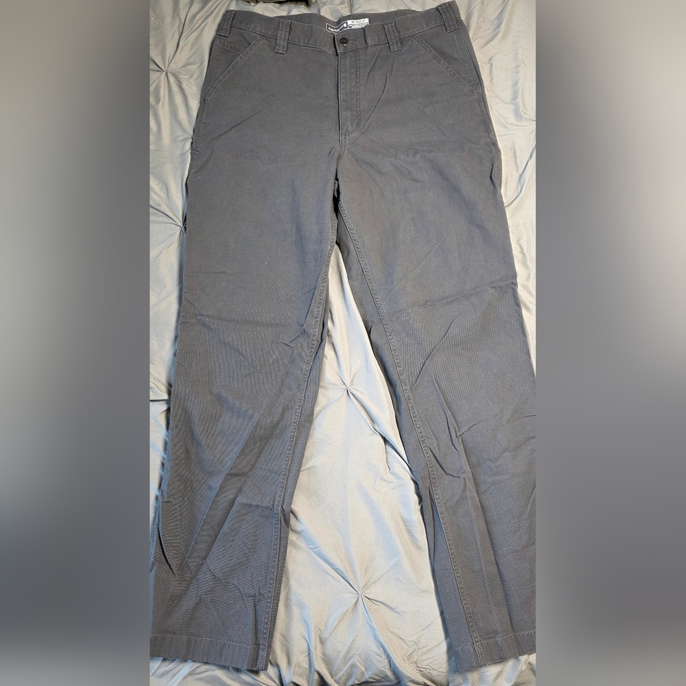 Carhartt Men’s Relaxed Fit Work Pants – Gray – Utility Pocket